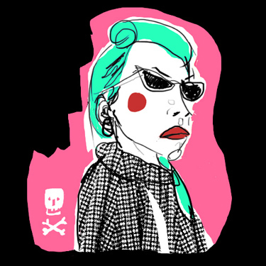 supersweet fashion illustration fifties style